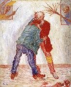 James Ensor The Fight oil